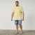 North Latitude 61316 Painettu T-Paita Vaaleankeltainen - T-paidat - Isot T-paidat 2XL – 14XL