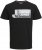 Jack & Jones Logan T-Shirt Black - T-paidat - Isot T-paidat 2XL – 14XL