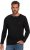 JP1880 Henley T-Shirt Long Sleeve Black TALL - MIESTEN VAATTEET MT-6XLT - Pitkien miesten vaatteet