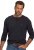 JP1880 Henley T-Shirt Long Sleeve Dark Navy TALL - MIESTEN VAATTEET MT-6XLT - Pitkien miesten vaatteet