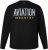 JP1880 T-Shirt Long Sleeve Aviation Black TALL - MIESTEN VAATTEET MT-6XLT - Pitkien miesten vaatteet