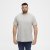 North Latitude T-Shirt O-Neck Grey Melange TALL - TALL T-paidat - T-paidat pitkille miehille 