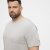 North Latitude T-Shirt O-Neck Grey Melange TALL - TALL T-paidat - T-paidat pitkille miehille 