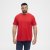 North Latitude T-Shirt O-Neck Red TALL - TALL T-paidat - T-paidat pitkille miehille 