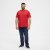 North Latitude T-Shirt O-Neck Red TALL - TALL T-paidat - T-paidat pitkille miehille 