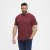 North Latitude T-Shirt O-Neck Bordeaux TALL - TALL T-paidat - T-paidat pitkille miehille 