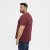 North Latitude T-Shirt O-Neck Bordeaux TALL - TALL T-paidat - T-paidat pitkille miehille 