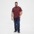 North Latitude T-Shirt O-Neck Bordeaux TALL - TALL T-paidat - T-paidat pitkille miehille 
