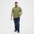 North Latitude T-Shirt O-Neck Olive Green TALL - TALL T-paidat - T-paidat pitkille miehille 