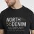 North Latitude Denim Printed T-Shirt Black TALL - TALL T-paidat - T-paidat pitkille miehille 