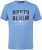 North Latitude Denim Printed Logo T-Shirt Dusty Blue TALL - TALL T-paidat - T-paidat pitkille miehille 