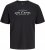 Jack & Jones Kevin T-Paita Musta - T-paidat - Isot T-paidat 2XL – 14XL