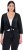 Ulla Popken Versatile Surplice Wrap Tie Hem Bolero Top Black - T-paidat - 