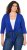 Ulla Popken Versatile Surplice Wrap Tie Hem Bolero Top Cobalt Blue - T-paidat - 