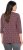 Ulla Popken 3/4 Sleeve Geometric Graphic Tee Plum - T-paidat - 