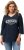Ulla Popken City Name Graphic Tee Navy - Painetut T-paidat naisille - 