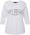 Ulla Popken City Name Graphic Tee Snow White - Painetut T-paidat naisille - 