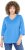 Ulla Popken Country Lettered 3/4 Sleeve Tee Teal Blue - Painetut T-paidat naisille - 