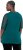 Ulla Popken Sequined Mesh Sleeve Blouse Dark Green - T-paidat - 