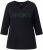 Ulla Popken SPRING Studded 3/4 Sleeve Tee Black - T-paidat - 