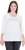 Ulla Popken SPRING Studded 3/4 Sleeve Tee Off-White - T-paidat - 