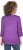 Ulla Popken UNIQUE Embroidered 3/4 Sleeve Tee Purple - T-paidat - 