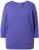 Ulla Popken Quick Drying Batwing Sleeve Tee Blueberry - Painetut T-paidat naisille - 