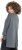 Ulla Popken 87 Applique Oversized Long Sleeve Tee Graphite Grey - T-paidat - 
