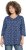 Ulla Popken Graphic Print Pleated 3/4 Sleeve Tee Blue - T-paidat - 