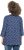 Ulla Popken Graphic Print Pleated 3/4 Sleeve Tee Blue - T-paidat - 