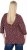 Ulla Popken Gingerbread Print 3/4 Sleeve Tee Plum - T-paidat - 