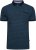 Kam Jeans 5527 AOP Pique Polo with Tipping on Collar/Cuffs Navy - Pikeepaidat - Miesten isot pikeepaidat