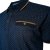 Kam Jeans 5529 AOP Mini Geo Print Polo Indigo - Pikeepaidat - Miesten isot pikeepaidat