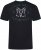 Kam Jeans 5793 Cedar Creek Reverse Print Tee Black - T-paidat - Isot T-paidat 2XL – 14XL