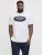 Jack & Jones Dover Denim O-Neck T-Shirt White - T-paidat - Isot T-paidat 2XL – 14XL