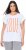 Ulla Popken LOVE Short Sleeve Graphic Tee Snow White - Painetut T-paidat naisille - 