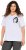 Ulla Popken Embroidered Face Motif Short Sleeve V-Neck Tee Light Grey Melange - Painetut T-paidat naisille - 