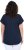 Ulla Popken Metallic Animal Cap Sleeve Graphic Tee Navy - Painetut T-paidat naisille - 