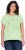 Ulla Popken Metallic Animal Cap Sleeve Graphic Tee Green - Painetut T-paidat naisille - 