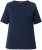 Ulla Popken TRUE Lettering Short Sleeve Tee Navy Blue - Painetut T-paidat naisille - 