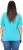 Ulla Popken Ride The Wave Short Sleeve V-Neck Graphic Tee Deep Aqua - Painetut T-paidat naisille - 