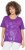 Ulla Popken Marine Print Short Sleeve Tee Purple - Painetut T-paidat naisille - 