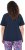 Ulla Popken Shell Picker Club Short Sleeve Graphic Tee Navy - Painetut T-paidat naisille - 
