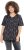 Ulla Popken Snake Print V-Neck Tee Graphite Grey - Painetut T-paidat naisille - 