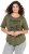 Ulla Popken Beaded Short Sleeve Graphic Tee Olive - Painetut T-paidat naisille - 