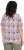 Ulla Popken Half-sleeve A-line V-neck Pointed Hem Animal Pattern T-shirt Pastel Rose - Painetut T-paidat naisille - 