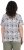 Ulla Popken Half-sleeve A-line V-neck Pointed Hem Animal Pattern T-shirt Moss - Painetut T-paidat naisille - 