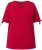 Ulla Popken Bow Print Split Sleeve Tee Ruby Red - Painetut T-paidat naisille - 