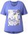Ulla Popken Lady Of The Moon Short Sleeve Graphic Tee Lavender - Painetut T-paidat naisille - 