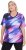 Ulla Popken Cutout Abstract Print Short Sleeve Tee Ink Blue - Painetut T-paidat naisille - 